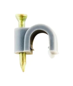 100 attaches Ø7mm gris