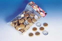 150 capsules avec opercule 29mm rouge