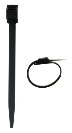 20 colliers 6x114mm noir