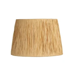 Abat jour raffi naturel Ø24/19cm H.16,5cm