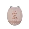 Abattant WC de toilette trendy Line Woody Chevron WIRQUIN