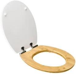 Abattant WC diplomat white bambou WIRQUIN