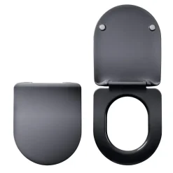 Abattant WC extra-plat amiral gris WIRQUIN