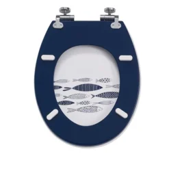 Abattant WC trendy line diplomat banc de sardines