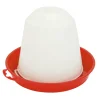 Abreuvoir en plastique blanc/rouge 1,5L