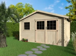 Abri de jardin TORCAL 34 mm 4 x 3 m