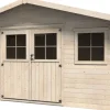 Abri Avelin en madriers de 34mm 4,80x4,80m