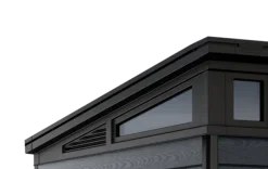 Abri de jardin Cortina 97 - 6 m² résine gris aspect bois