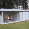 Abri de jardin en bois blanc Arhus 7,96 m²