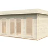 Abri de jardin en bois blanc Bret 14,80 m²