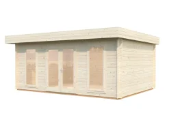 Abri de jardin en bois blanc Bret 19,90 m²
