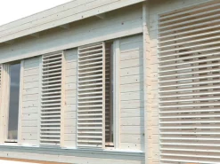 Abri de jardin en bois blanc Caroline 10,20 m²
