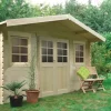 Abri de jardin en bois blanc Dole 11,60 m²