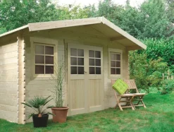 Abri de jardin en bois blanc Dole 11,60 m²