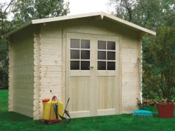 Abri de jardin en bois blanc Hof 6,15 m²