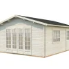 Abri de jardin en bois blanc Irene 23,90 m²