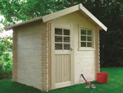 Abri de jardin en bois blanc Laval 4,71 m²