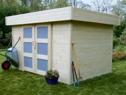 Abri de jardin en bois blanc Malmo 12,10 m²