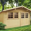 Abri de jardin en bois blanc Niort 12,46 m²