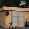 Abri de jardin en bois blanc Odense 8,98 m²