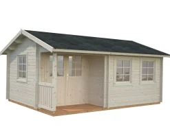 Abri de jardin en bois blanc Susanna 16,40 m²