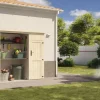 Abri du jardinier Bruna en madriers de 19mm 2 étagères