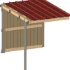 Abri prairie simple pente 2,20x3,18 m bardage/bac acier bdx