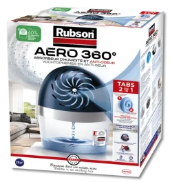 Absorbeur d'humidité AERO 360° + 3 recharges RUBSON