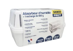 Absorbeur d'humidité large + 1 recharge 800g SEKO FIRST