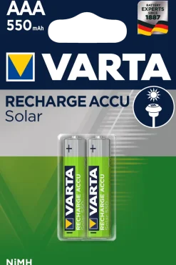 Accus Solar Accu HR6 AA Ni-Mh 550 mAh (x2)