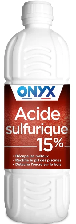 Acide sulfurique 15% bouteille de 1L ONYX