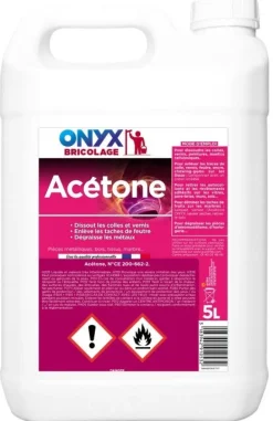 Acétone bidon de 5L ONYX