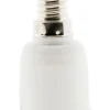 Adaptateur de douille mâle E14- femelle E27 blanc