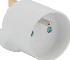 Adaptateur France-Royaume Uni Blanc 13A 250V ZENITECH