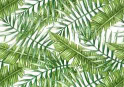Adhésif décoratif 45cm x 2m Feuillu vert