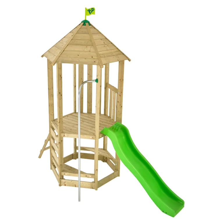 Aire de jeux bois Castlewood toboggan H.295 cm TP TOYS