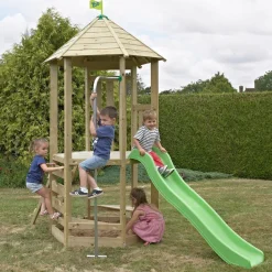 Aire de jeux bois Castlewood toboggan H.295 cm TP TOYS