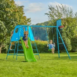 Aire de jeux métal Explorer Tour toboggan balançoire TP TOYS