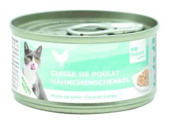 Aliment complémentaire chat Bubi Nature cuisse de poulet 70g