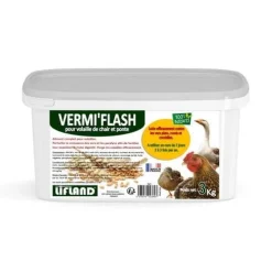 Aliment pour volaille Vermiflash en seau de 3kg