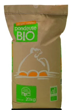 Aliment bio pour poules pondeuses 20 kg PLEIN CHAMP