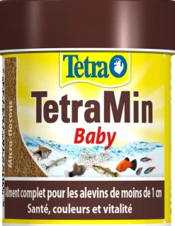 Aliment complet en poudre pour alevins TetraMin baby 66ml