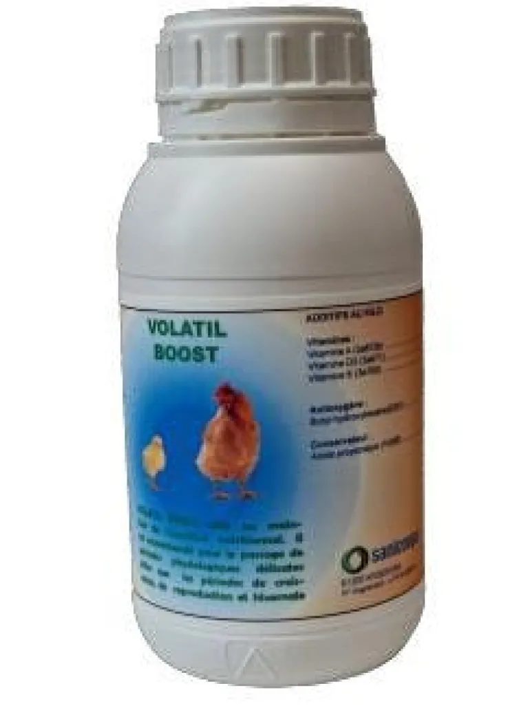Aliment complémentaire Volatil AD3E 500ml SANICOOPA