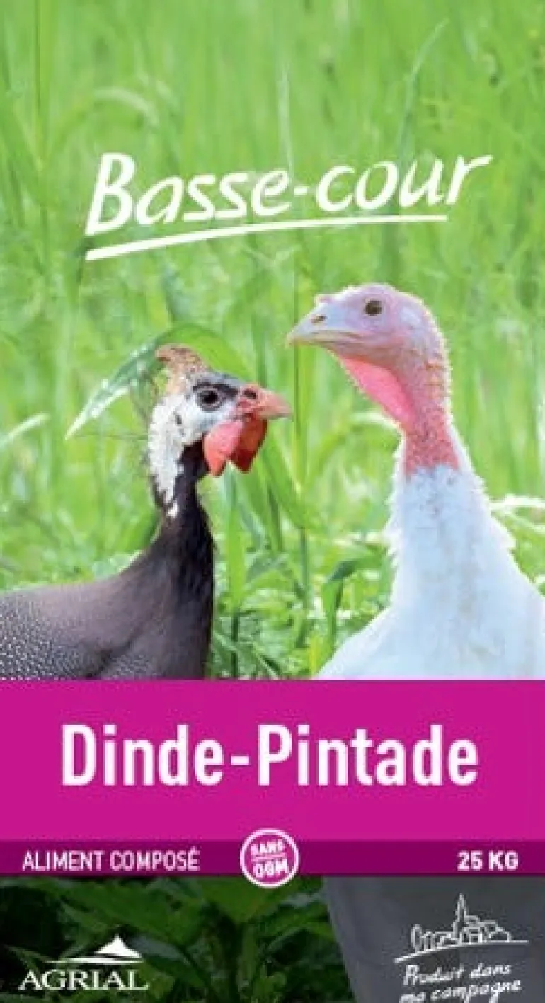 Aliment dinde/pintade 25 kg PRODUIT DANS MA CAMPAGNE
