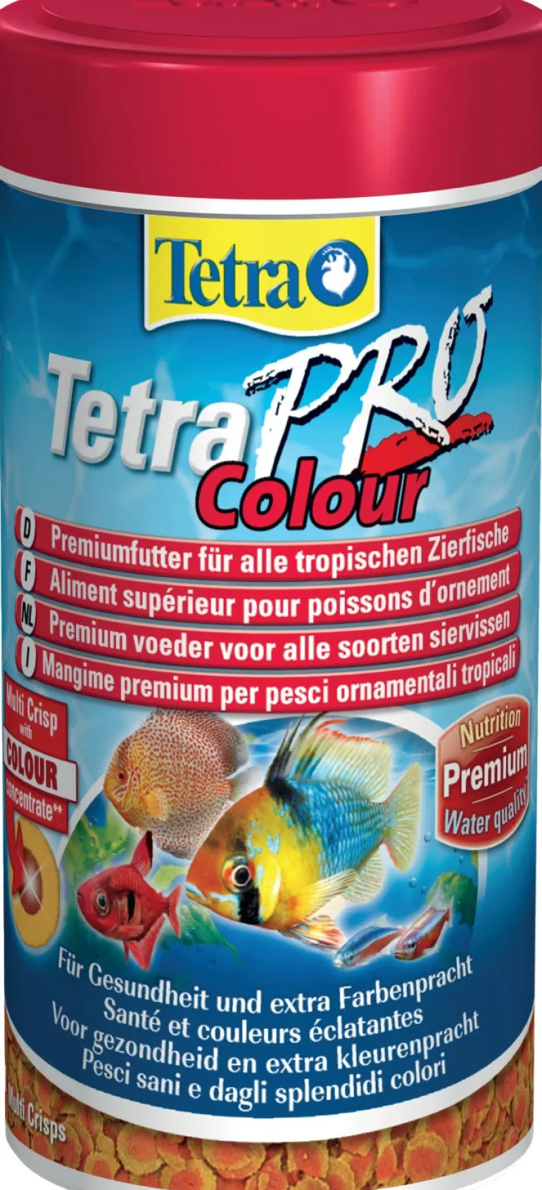 Aliment supérieur poissons d'ornement TetraPro Colour 250ml