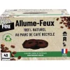 Allume-feu au marc de café (x40)