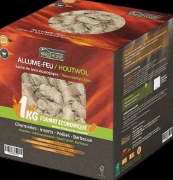 Allume-feu laine de bois boîte de 1kg