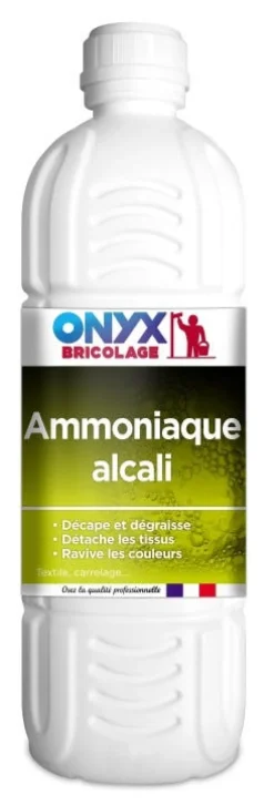 Ammoniaque alcali 13% bouteille de 1L ONYX