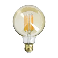 Ampoule filament LED déco G95 E27 1521lm 1800k blanc chaud