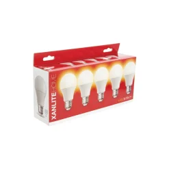 Ampoule LED A60 E27 806lm 9W 4000k blanc neutre x5
